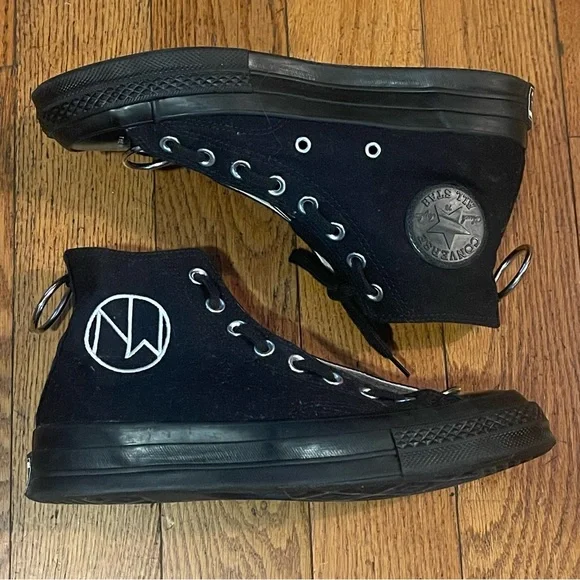 Undercover x Converse Chuck Taylor All Star The New Warriors Black High Tops - Picture 2 of 6